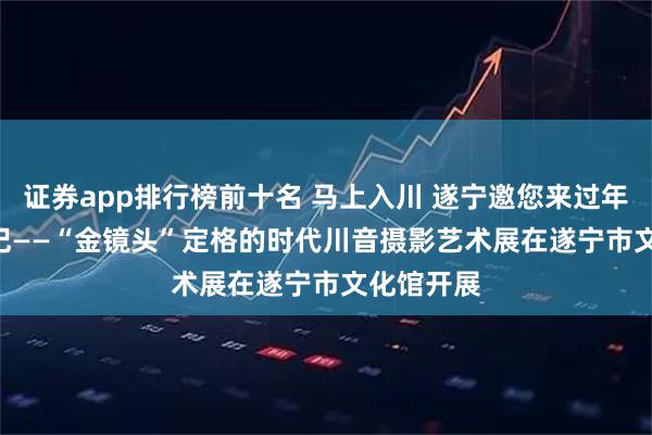 证券app排行榜前十名 马上入川 遂宁邀您来过年 | 遂州影记——“金镜头”定格的时代川音摄影艺术展在遂宁市文化馆开展